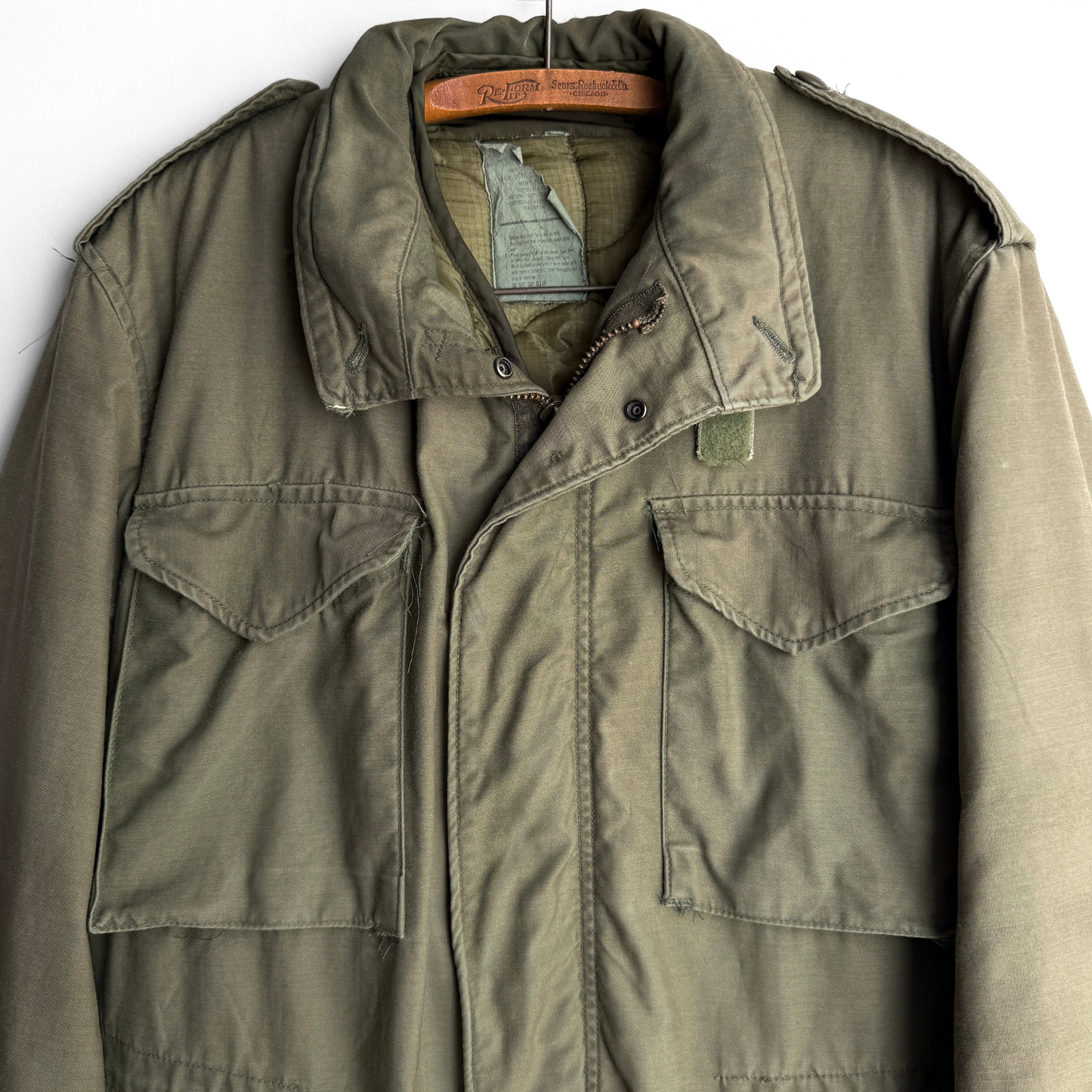 1980s U.S. Army M-65 Cold Weather Insulated Field Coat