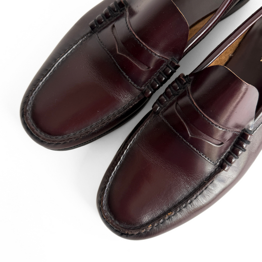 1970s Brown Leather Loafers (10)