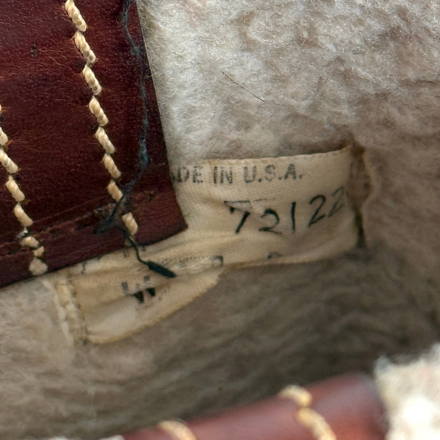 1970s Brown Sherpa Insulated Leather Boots (9)
