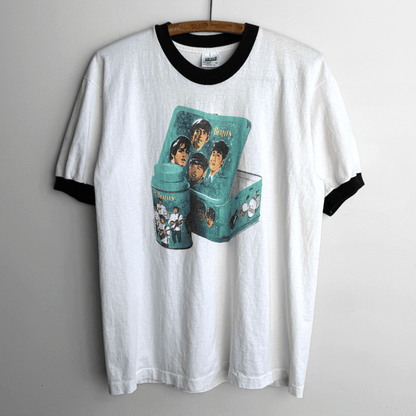 1996 The Beatles Lunchbox Graphic Ringer Tee