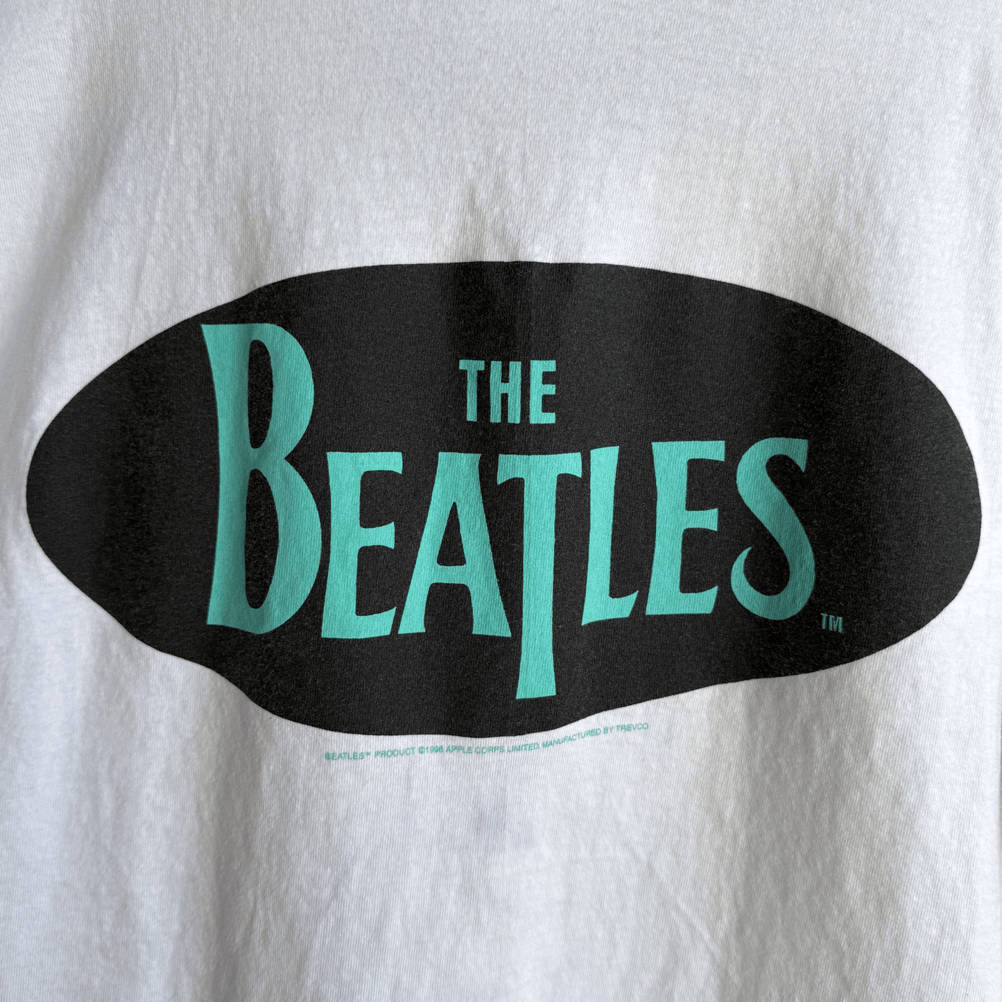 1996 The Beatles Lunchbox Graphic Ringer Tee