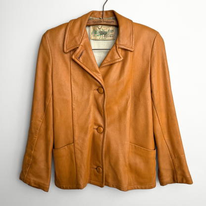 1960s Genuine Deerskin Leather Jacket
