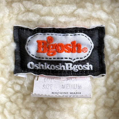 1970s Denim Sherpa Lined Snap Vest