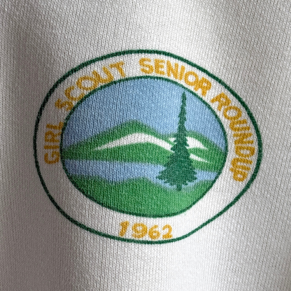 1960s Girl Scout Senior Roundup Quarter-Zip Sweatshirt