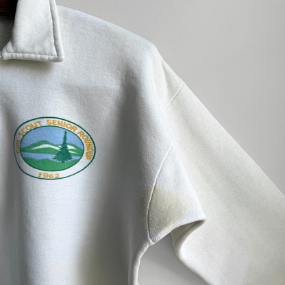 1960s Girl Scout Senior Roundup Quarter-Zip Sweatshirt