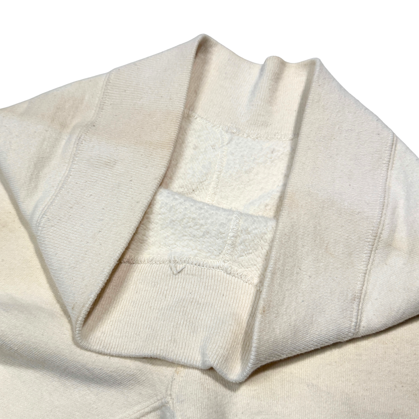 1950s White Cotton Gusset Sweatpants (M)