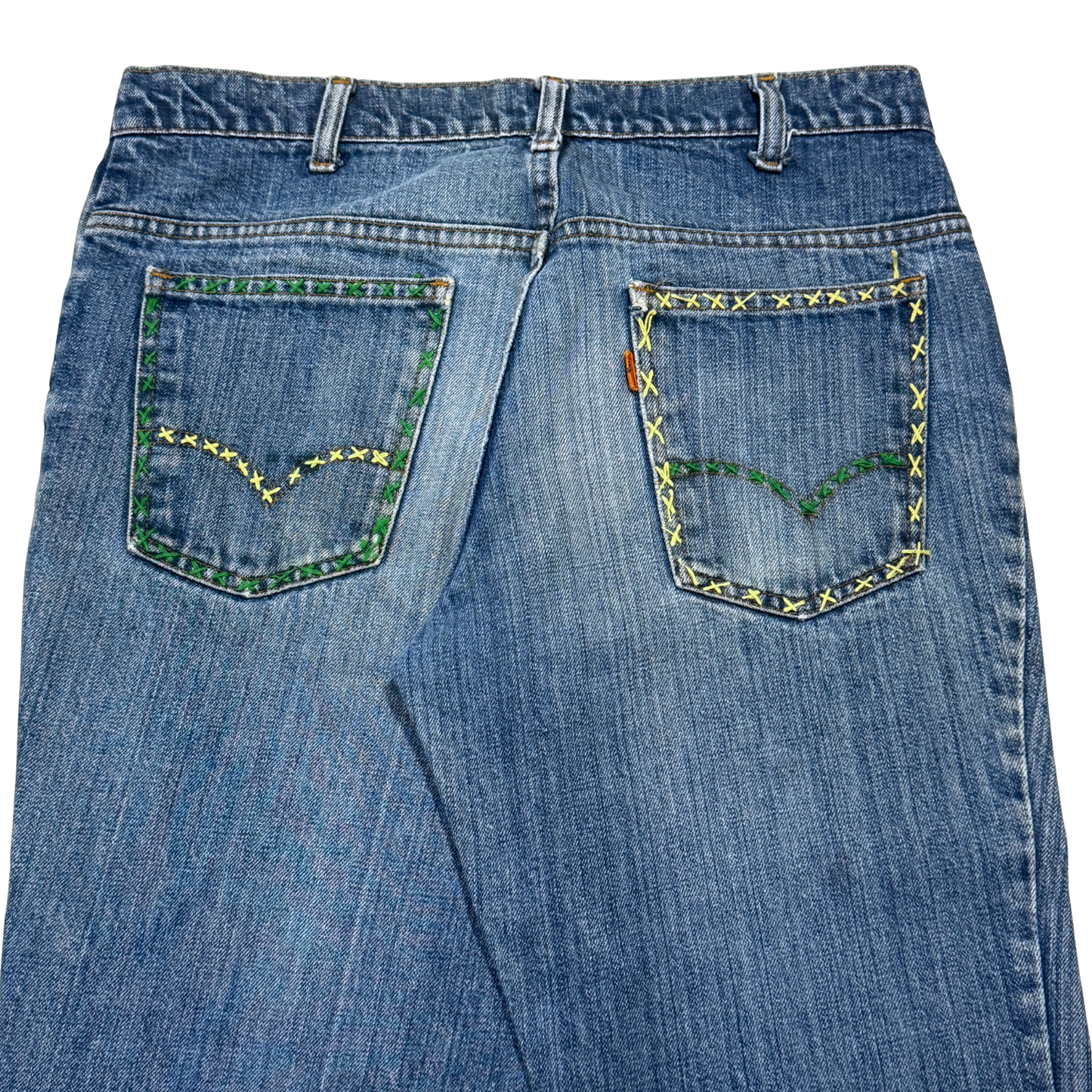 1970s Levi's 684 Bell Bottom Denim Jeans (32)