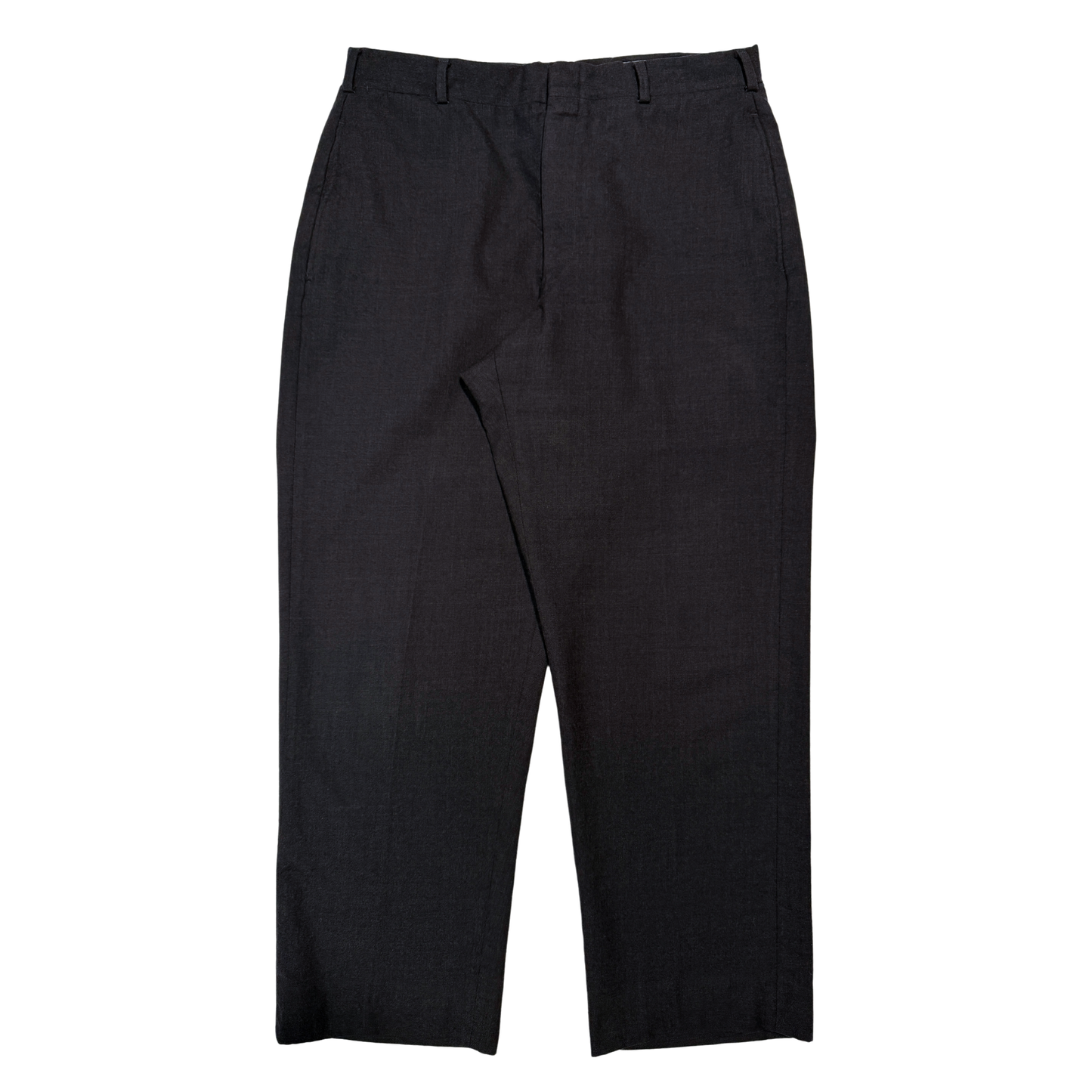 1950s Dark Grey Gulf Stream Wool Dress Pants (32)