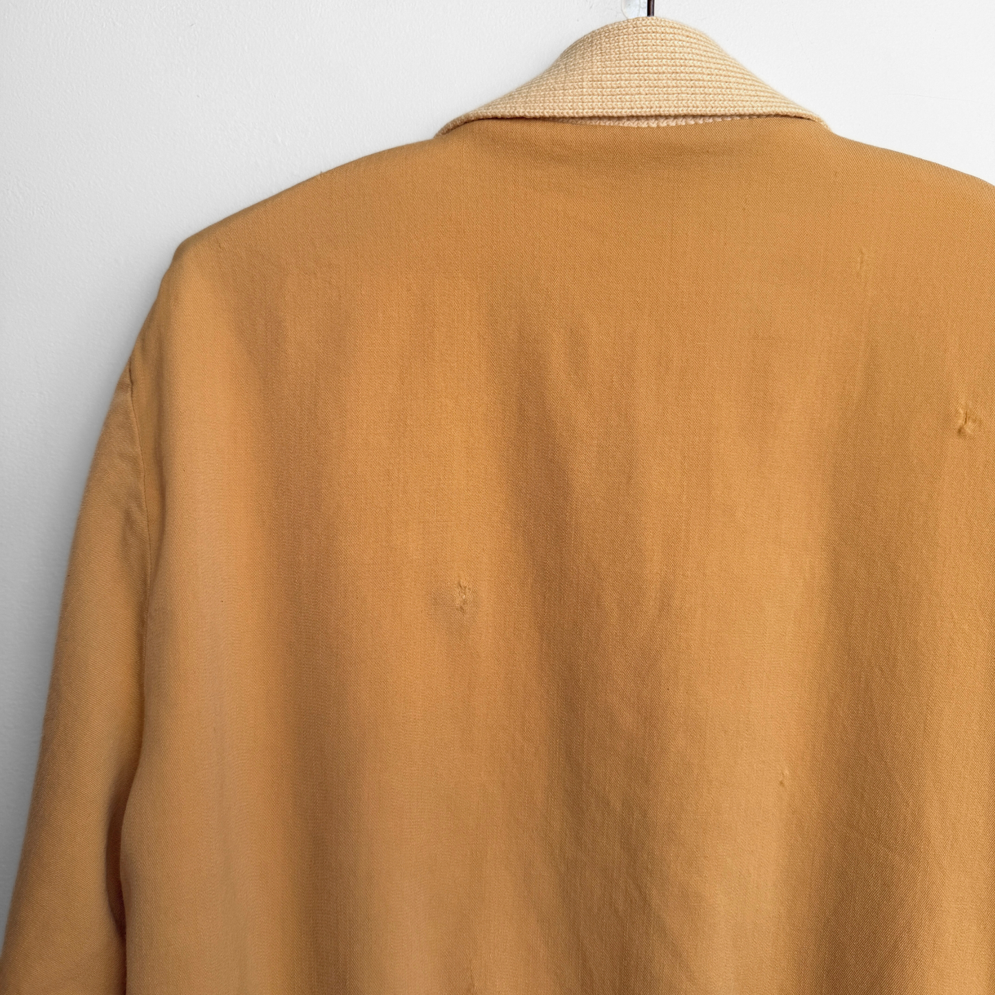 1950s Mustard Yellow Gabardine Cardigan Jac