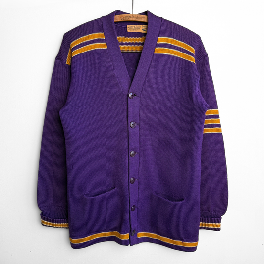 1950s Bowen High School Chicago Letterman Cardigan