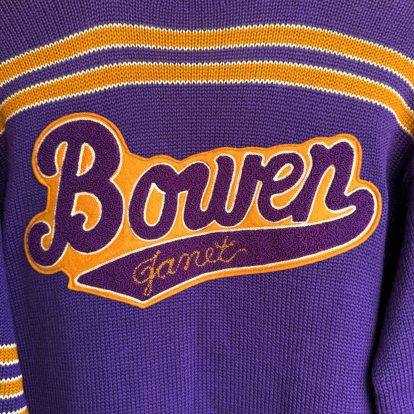 1950s Bowen High School Chicago Letterman Cardigan