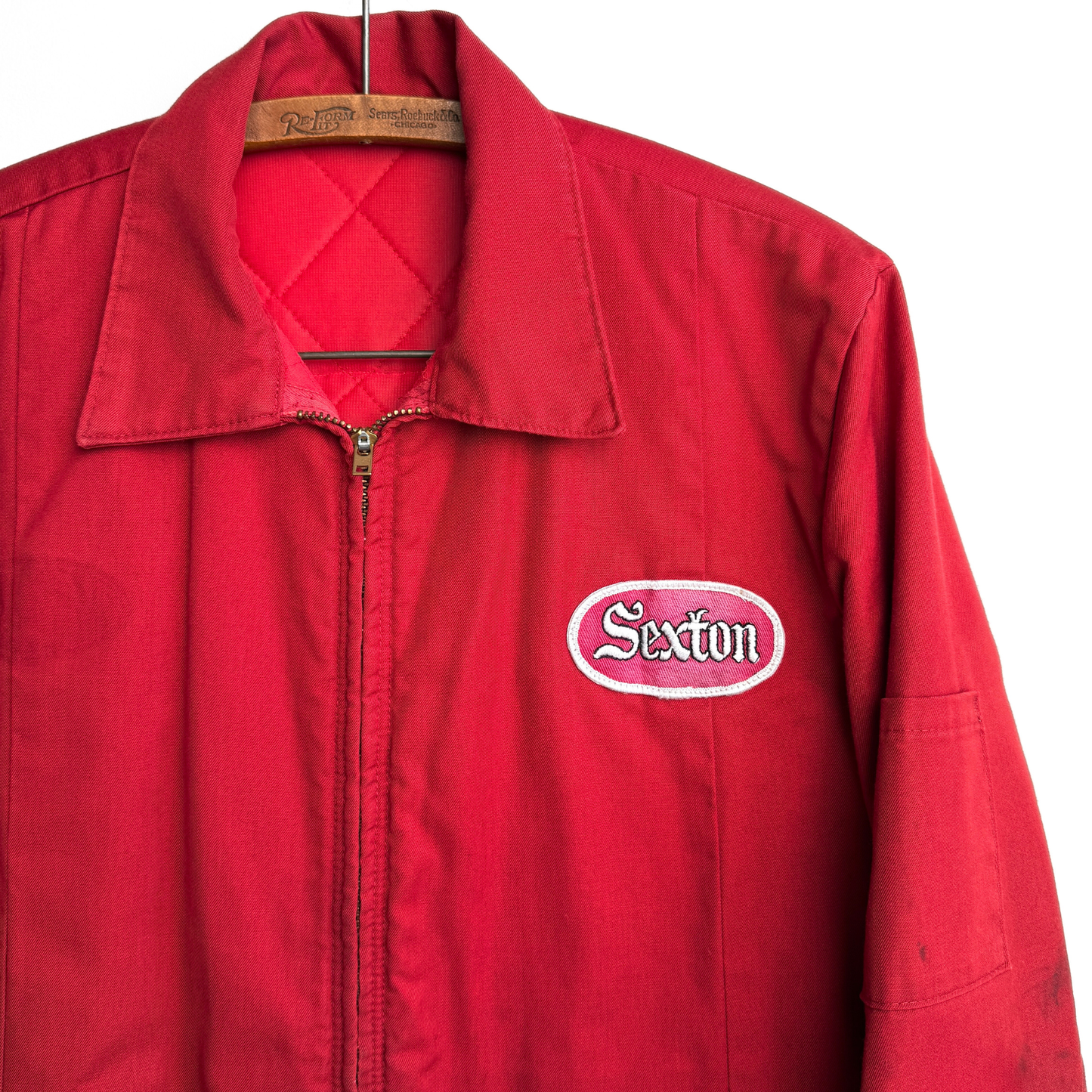 1970s Sexton Foods Quilted Work Jacket
