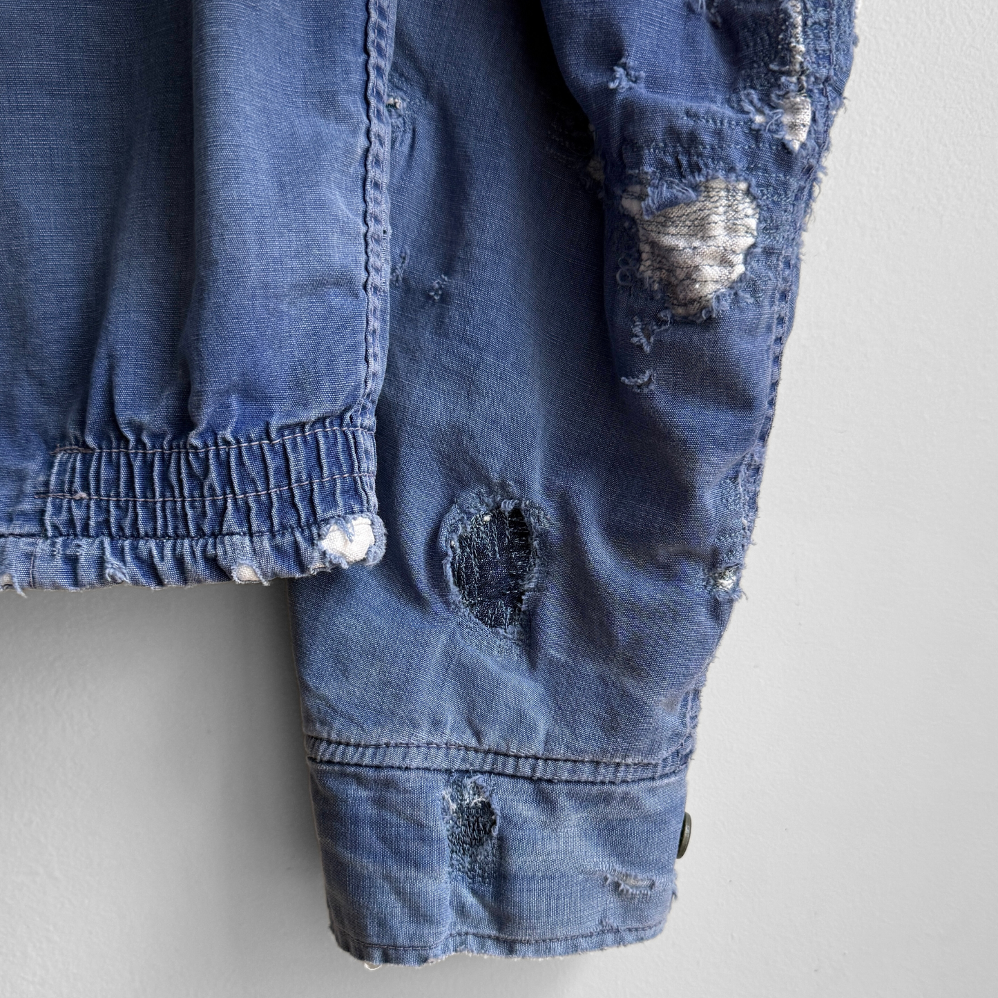 1960s Blue Flannel Lined Work Jacket