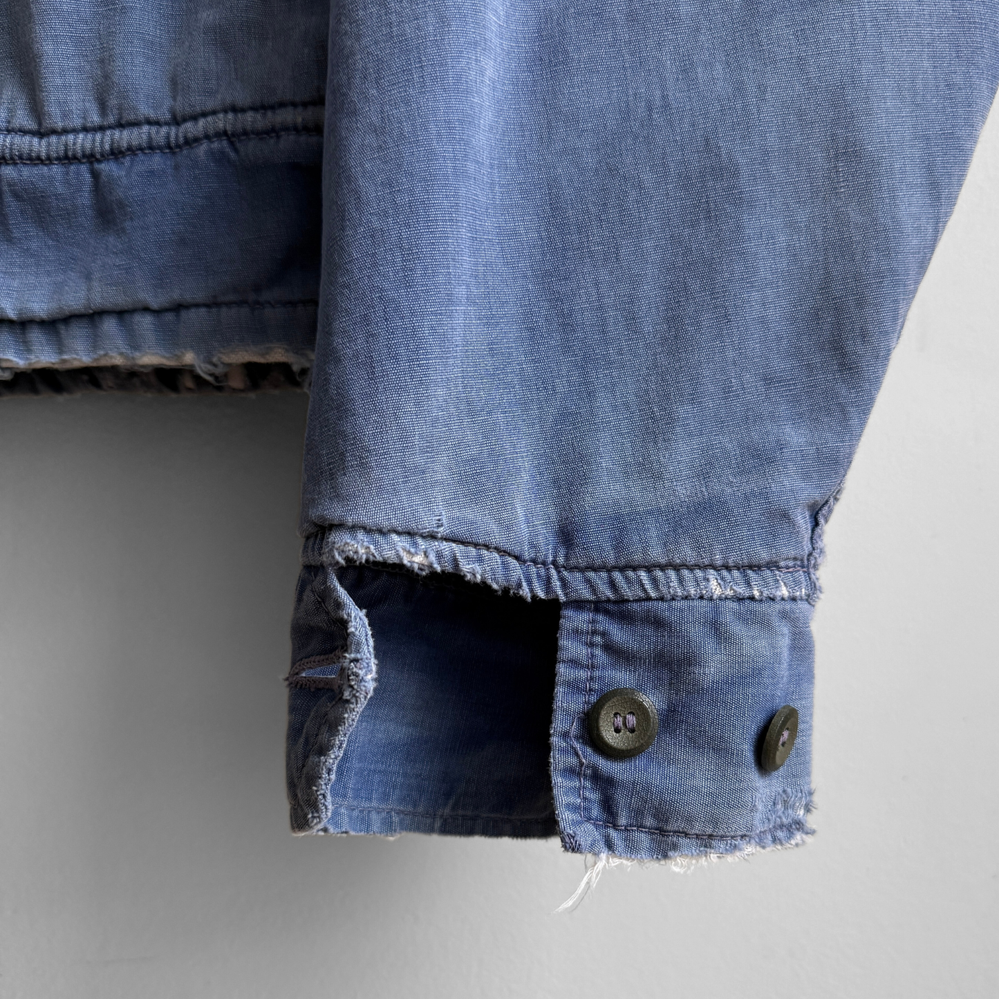 1960s Blue Flannel Lined Work Jacket