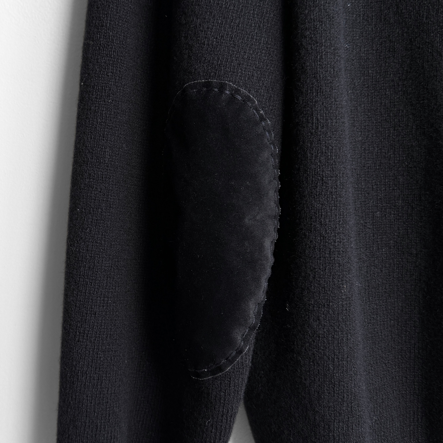 1970s Black V-Neck Sweater