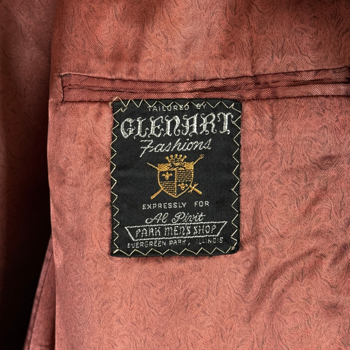 1950s Black Double Breasted Wool Coat