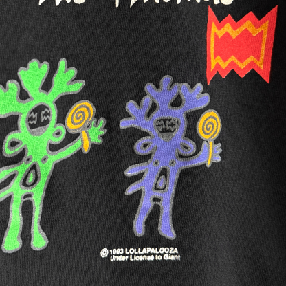 1993 Lollapalooza Festival Black Graphic Tee