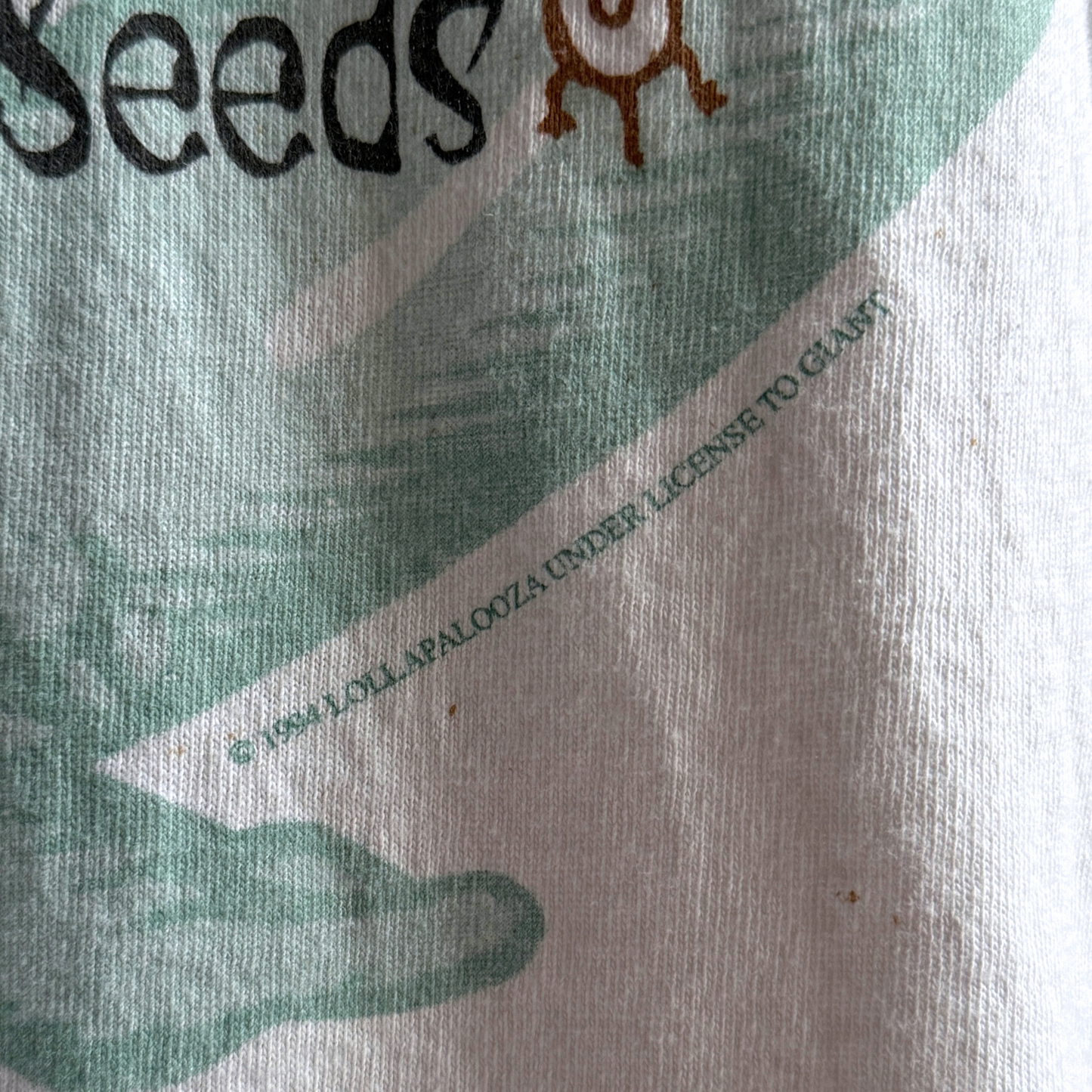 1994 Lollapalooza Festival White Graphic Tee