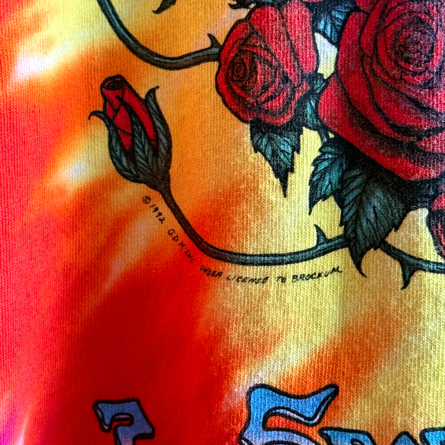 1992 Grateful Dead Space Your Face Graphic Tee