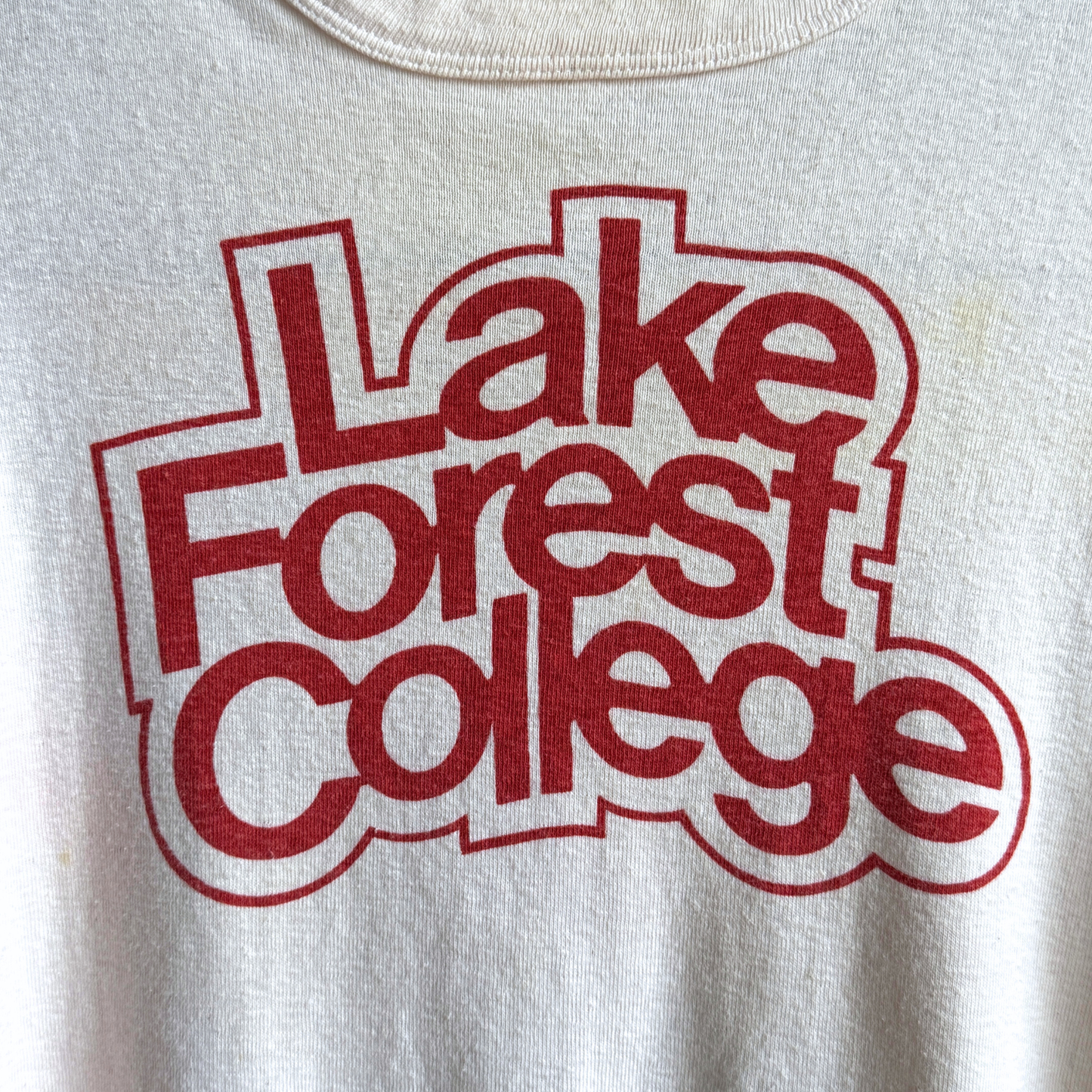 1970s Lake Forest College Raglan Tee