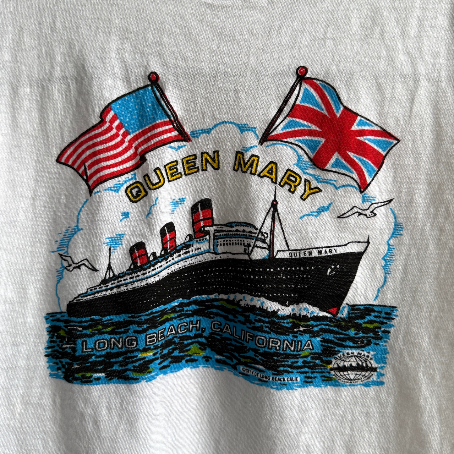1960s The Queen Mary Graphic Tee