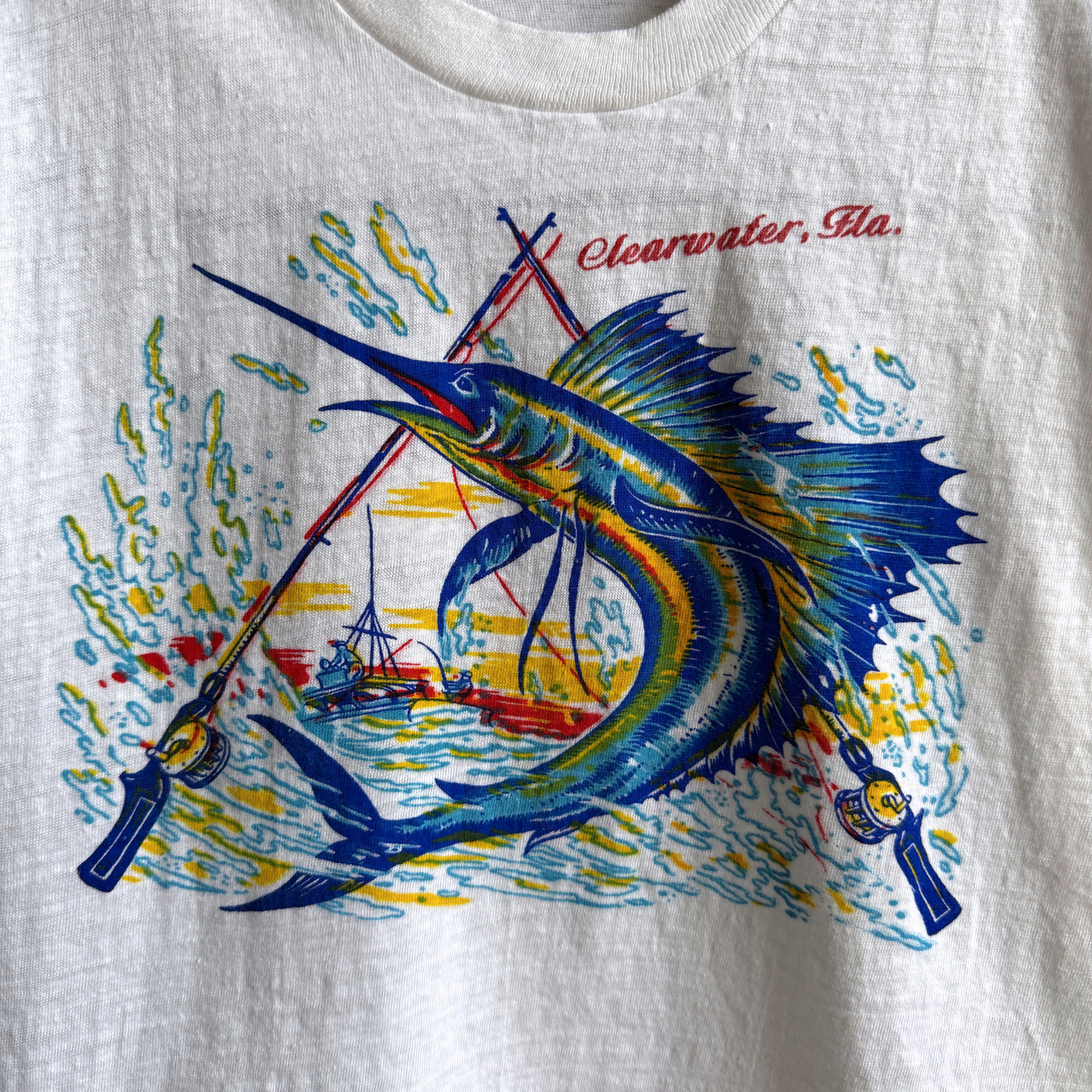 1960s Marlin Clearwater Florida Graphic Tee