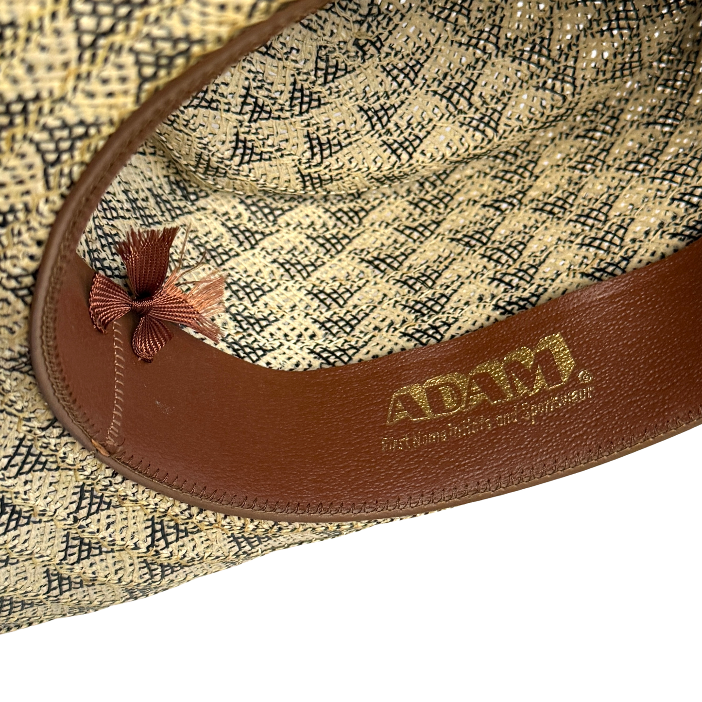 1950s Yellow Woven Straw Hat