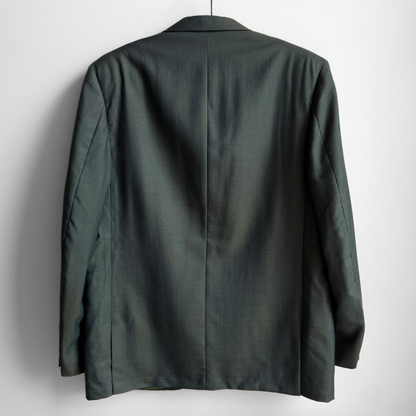 1960s Iridescent Green Blazer Jacket