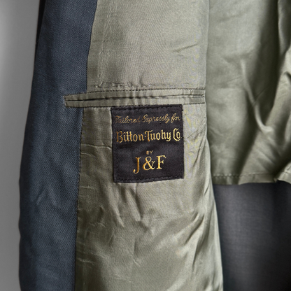 1960s Iridescent Green Blazer Jacket