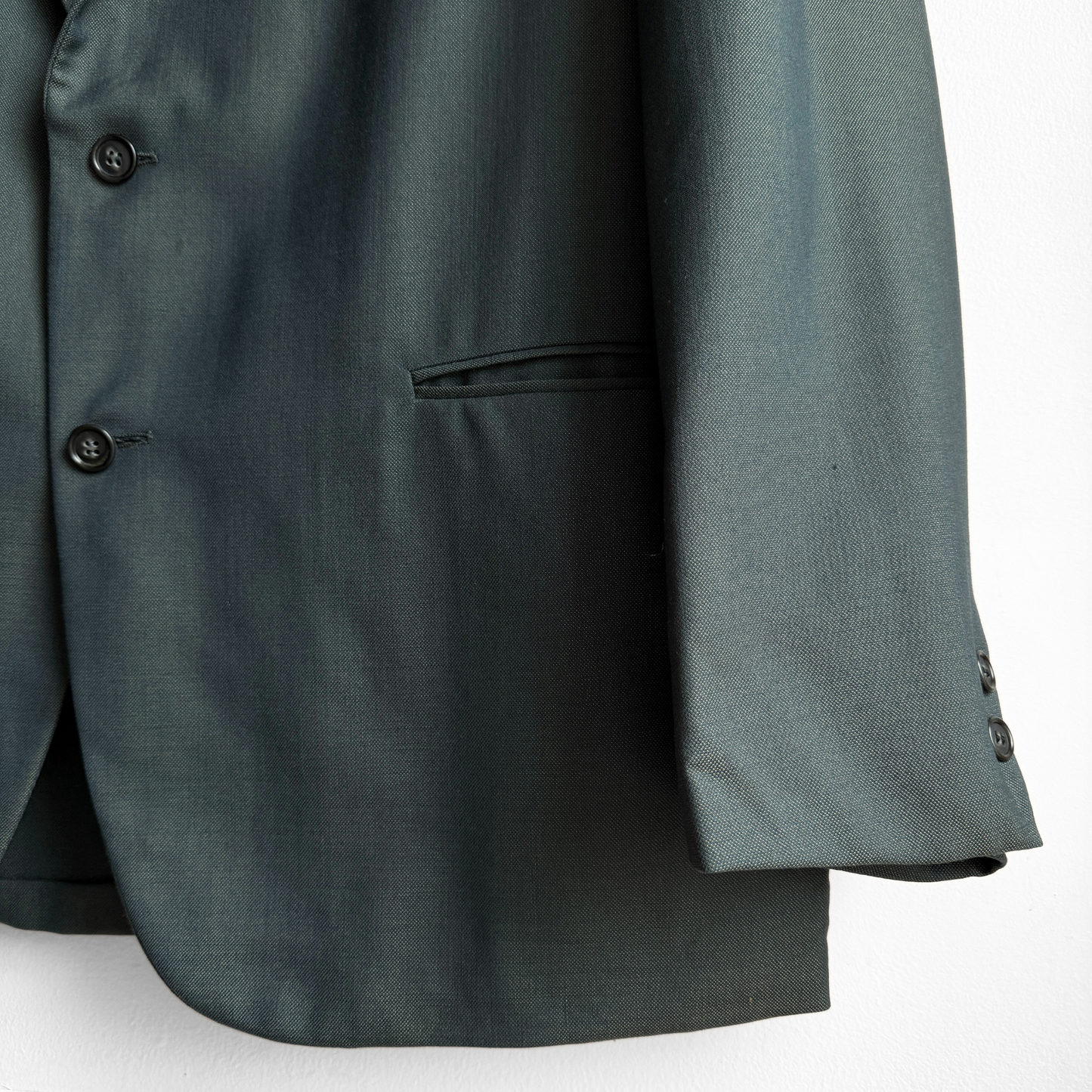 1960s Iridescent Green Blazer Jacket