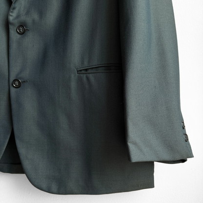 1960s Iridescent Green Blazer Jacket