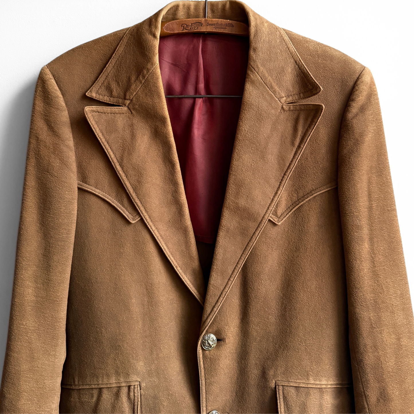 1970s Brown Western Blazer Jacket