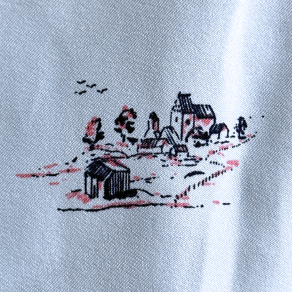 1970s Country Homestead Print Shirt