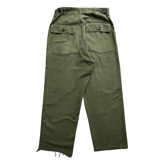 1950s U.S. Army OG 107 Type I Fatigue Pants (30)