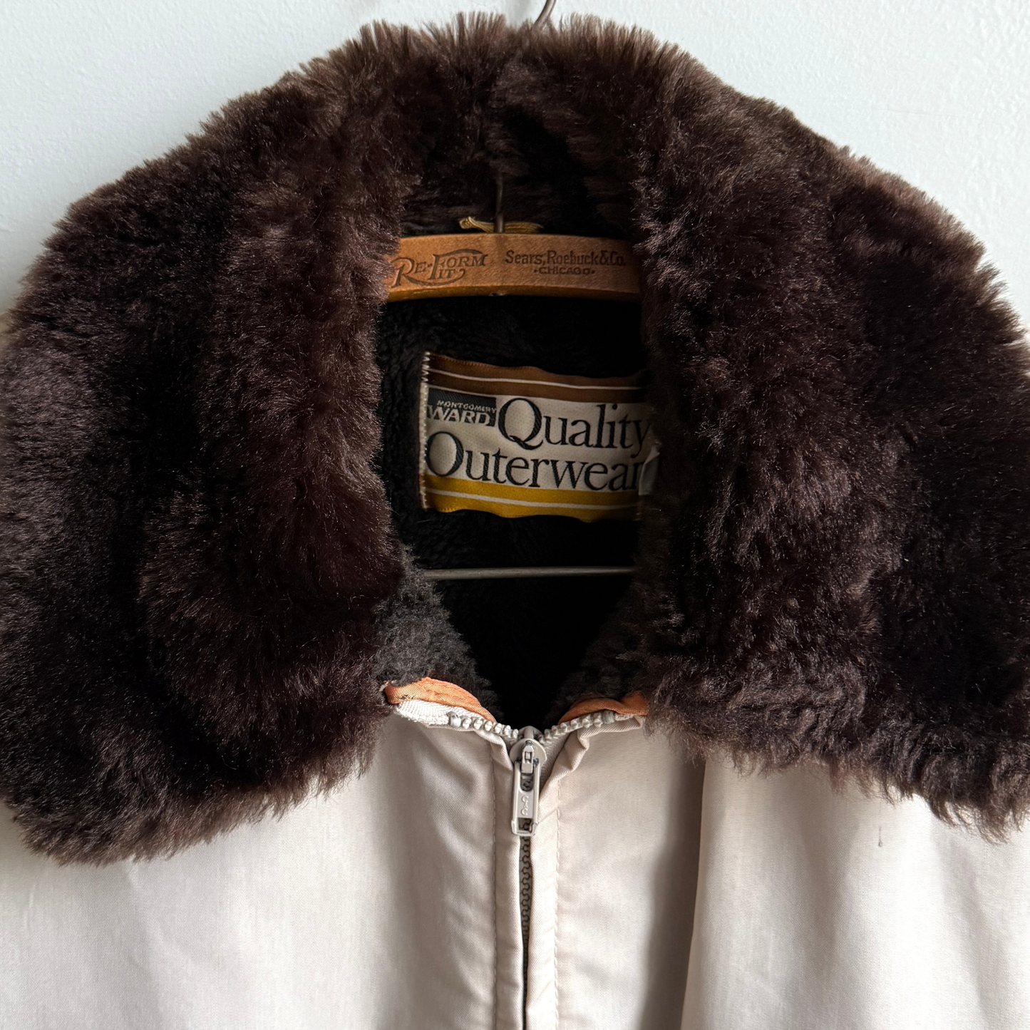 1970s Type G-1 Faux Fur Lined Bomber Jacket