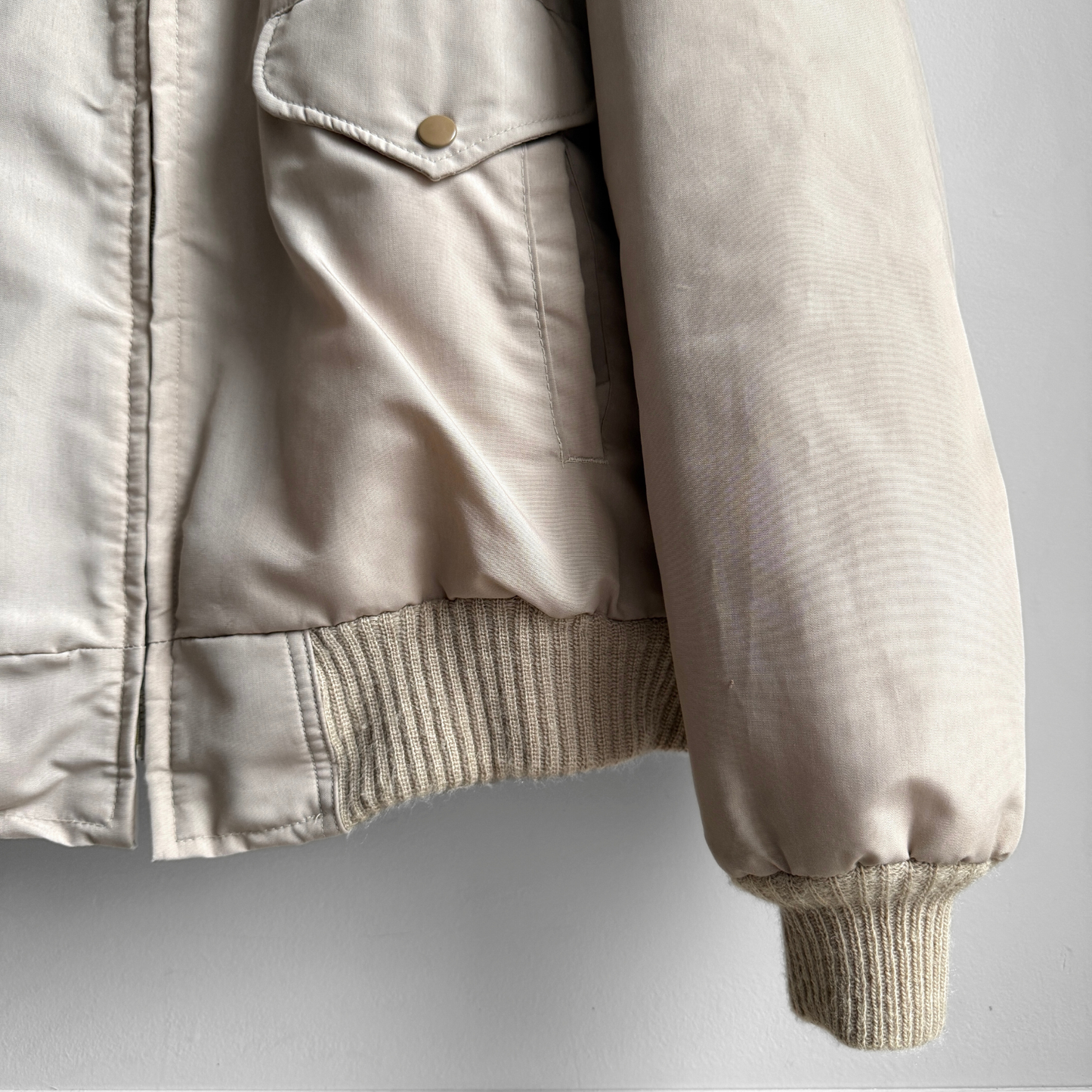 1970s Type G-1 Faux Fur Lined Bomber Jacket