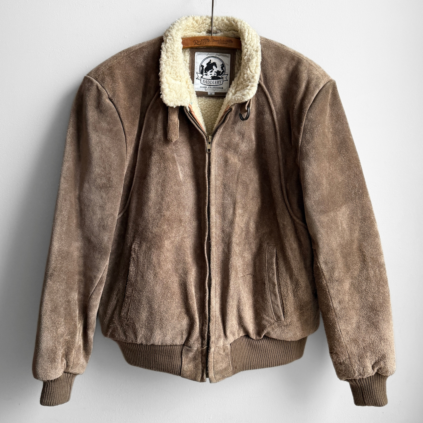 1980s Brown Suede Leather Western Jacket