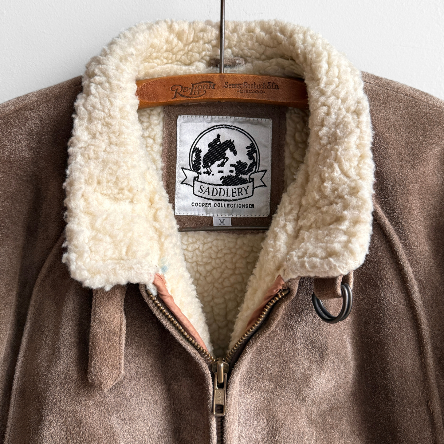 1980s Brown Suede Leather Western Jacket