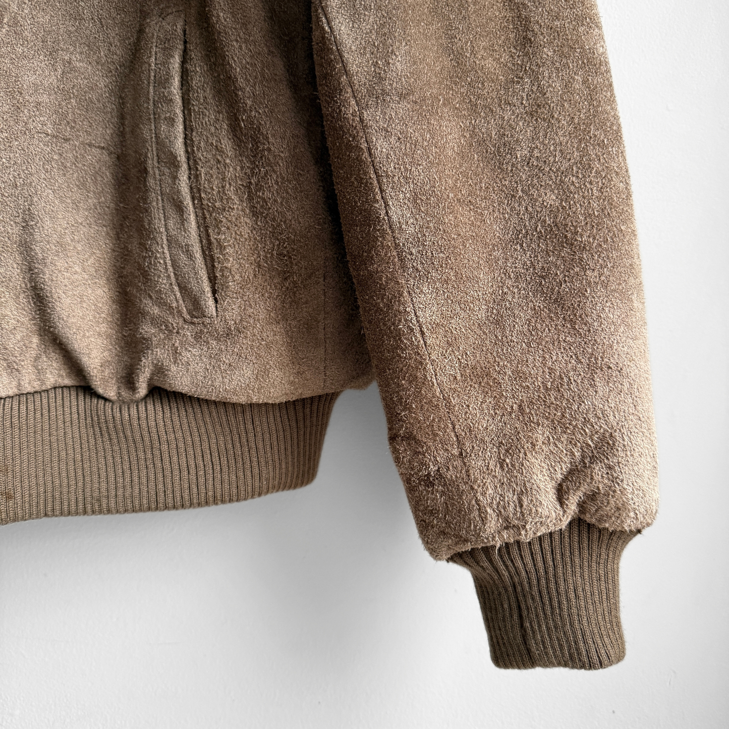 1980s Brown Suede Leather Western Jacket