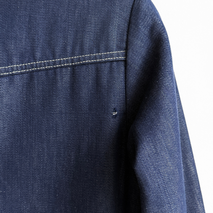 1970s Denim Sherpa Lined Western Jacket