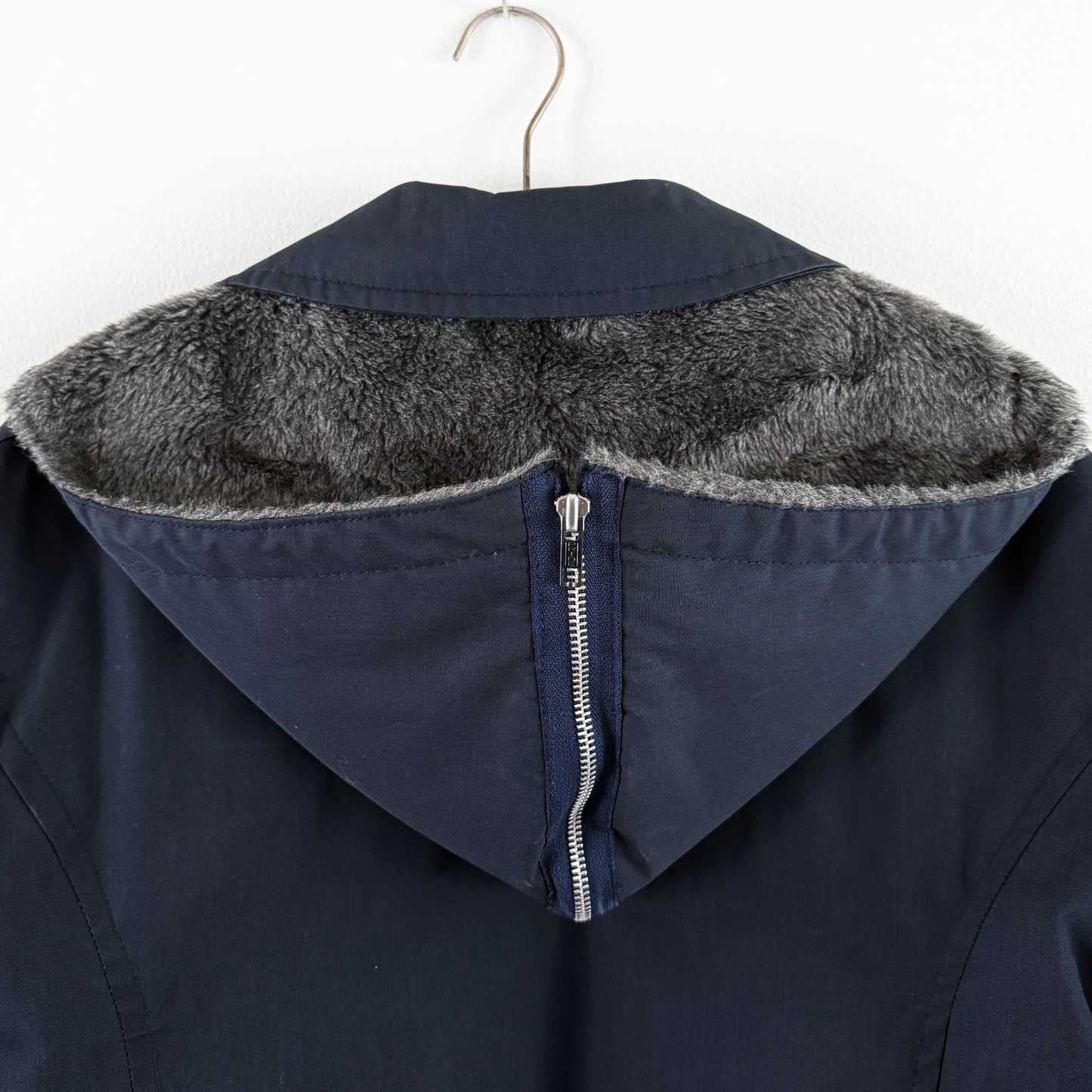 1970s Navy Blue Goose Down Puffer Coat