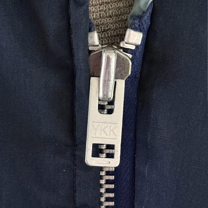 1970s Navy Blue Goose Down Puffer Coat