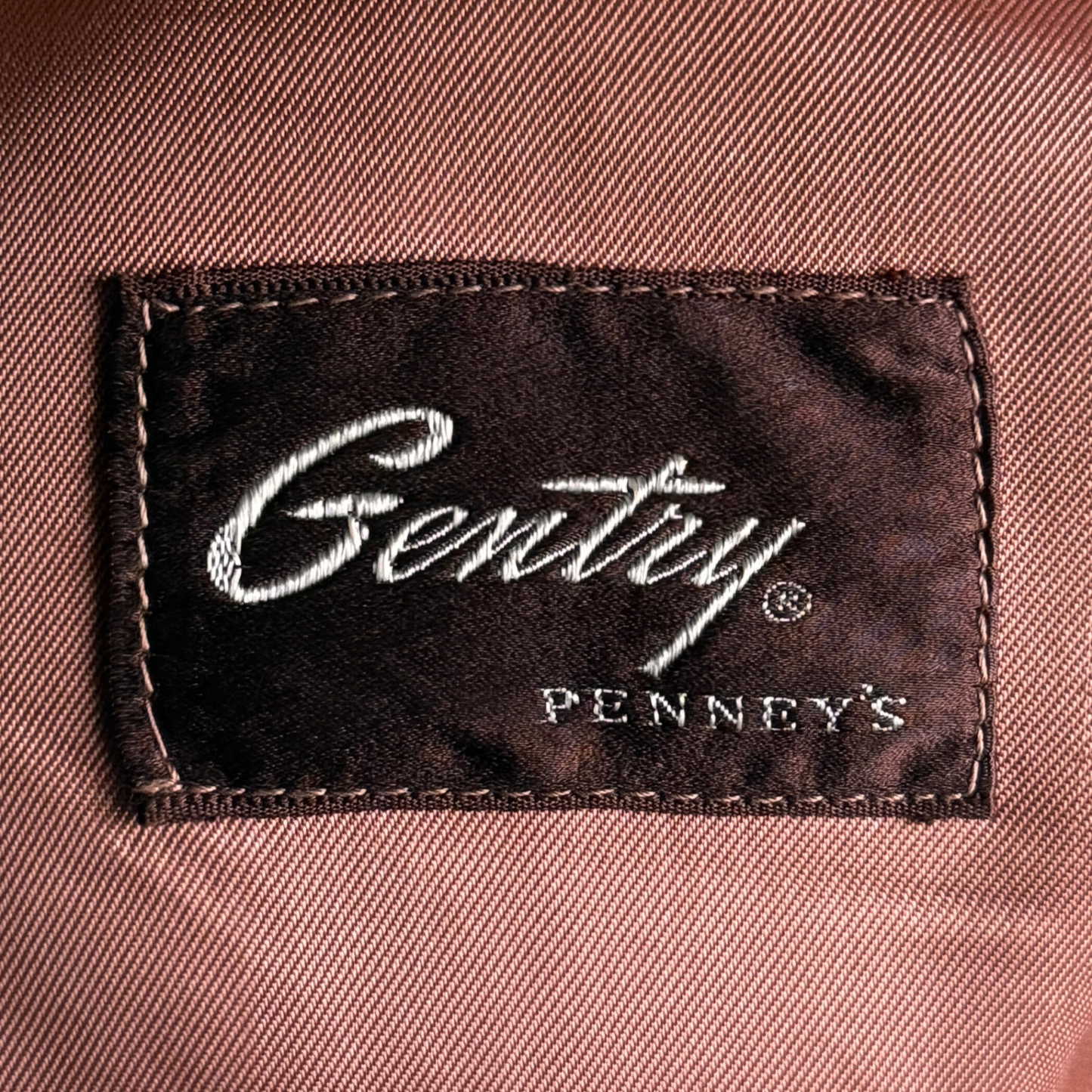 1950s Orange Gabardine Hollywood Leisure Jacket