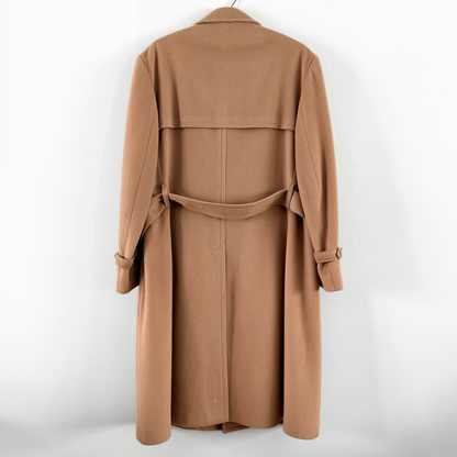 1960s Light Brown Wool Trench Coat
