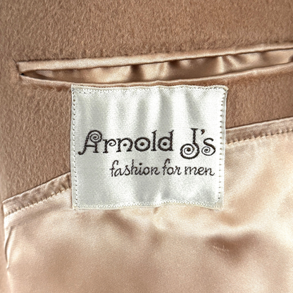 1960s Light Brown Wool Trench Coat