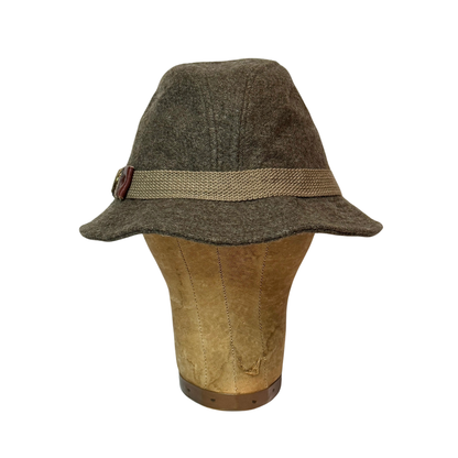 1970s Brown Belted Bucket Hat