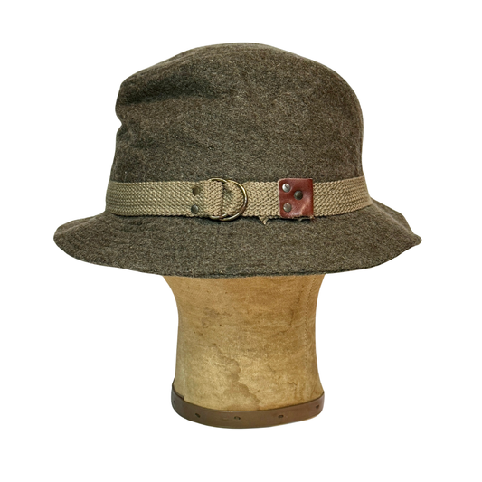 1970s Brown Belted Bucket Hat
