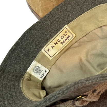 1970s Brown Belted Bucket Hat