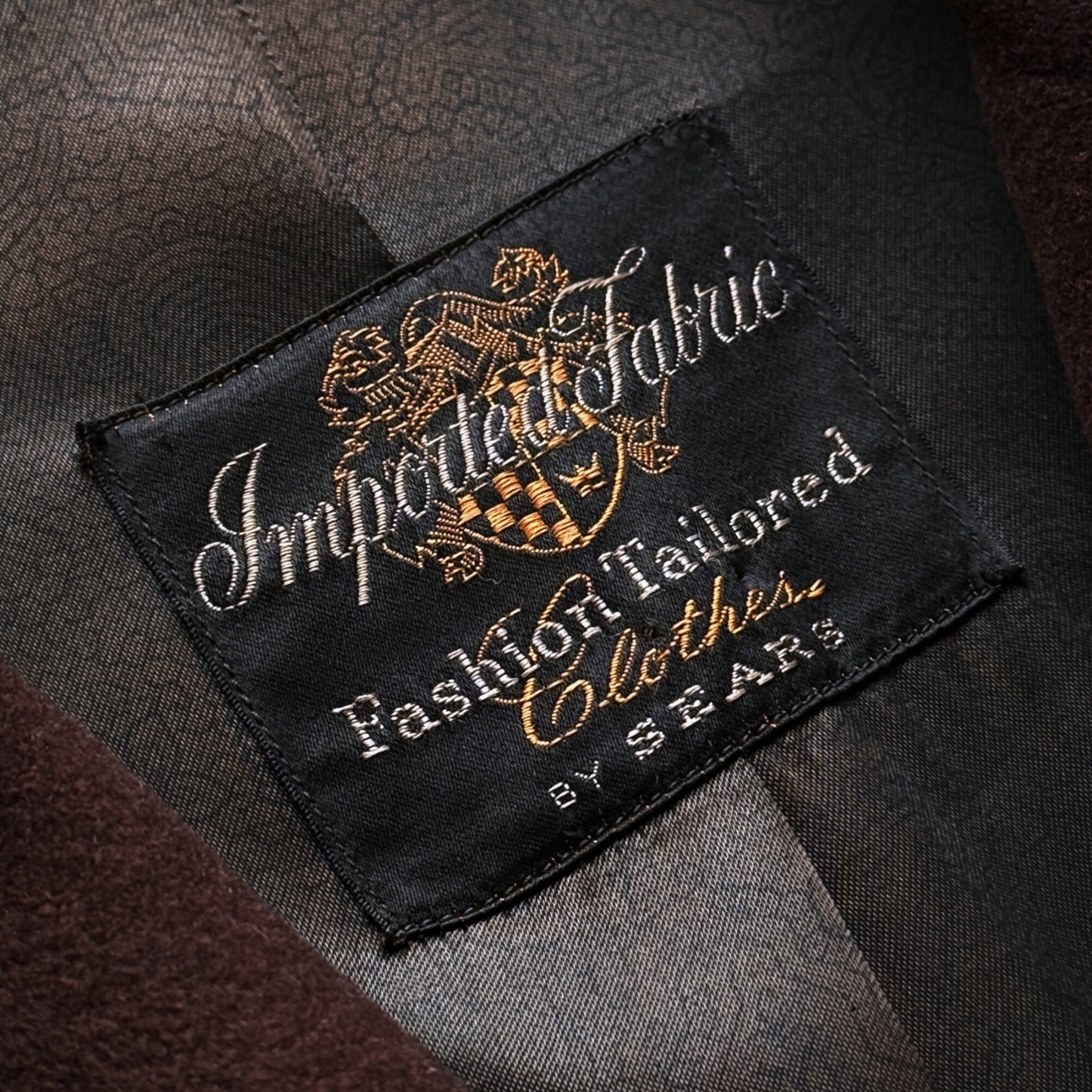 1950s Brown Cashmere Wool Overcoat