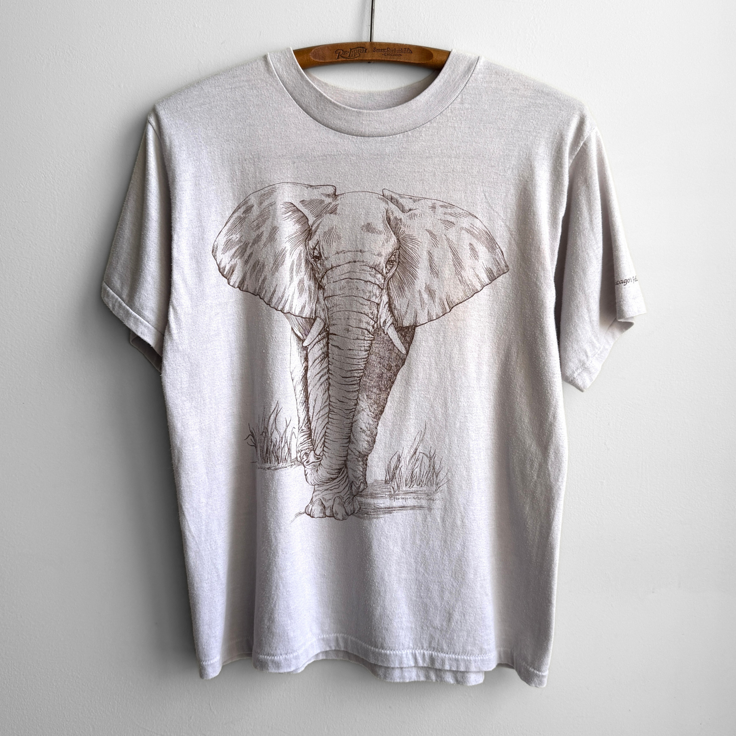 1980s Chicago Field Museum Elephant Tee